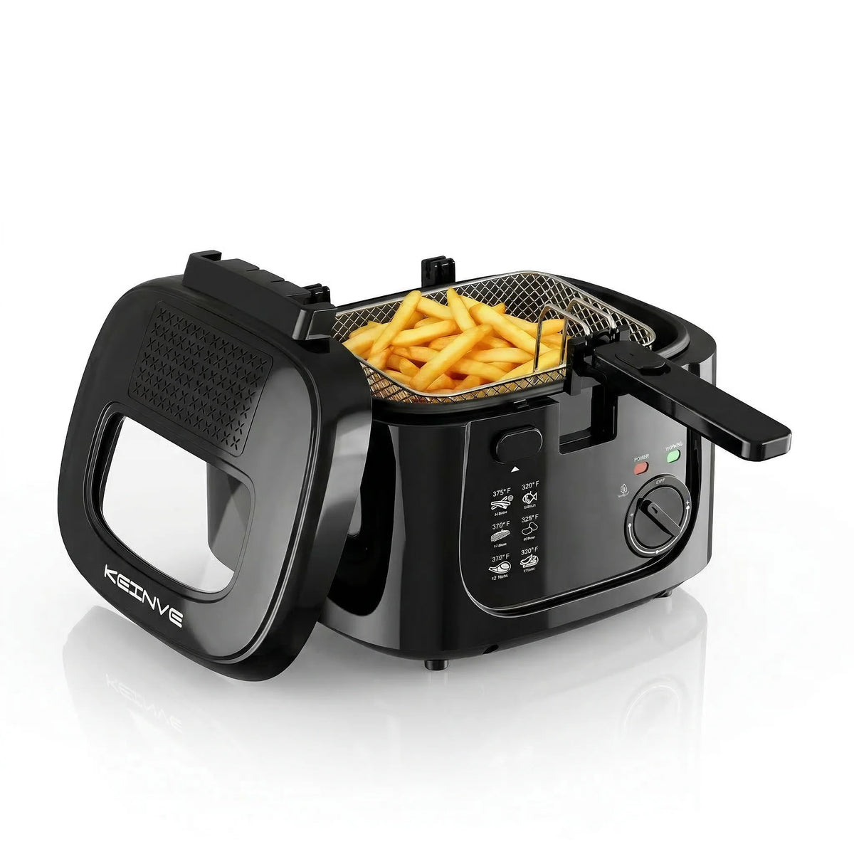 Cachoo 1600W Electric Deep Fryer With Digital Temperature Control