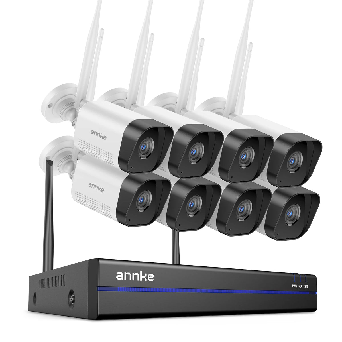 Annke WiFi Security System With AI Detection And Audio Recording