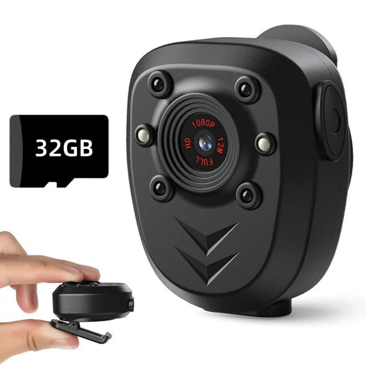 Kaysunlink Mini Body Camera With 1080P HD Night Vision Recording