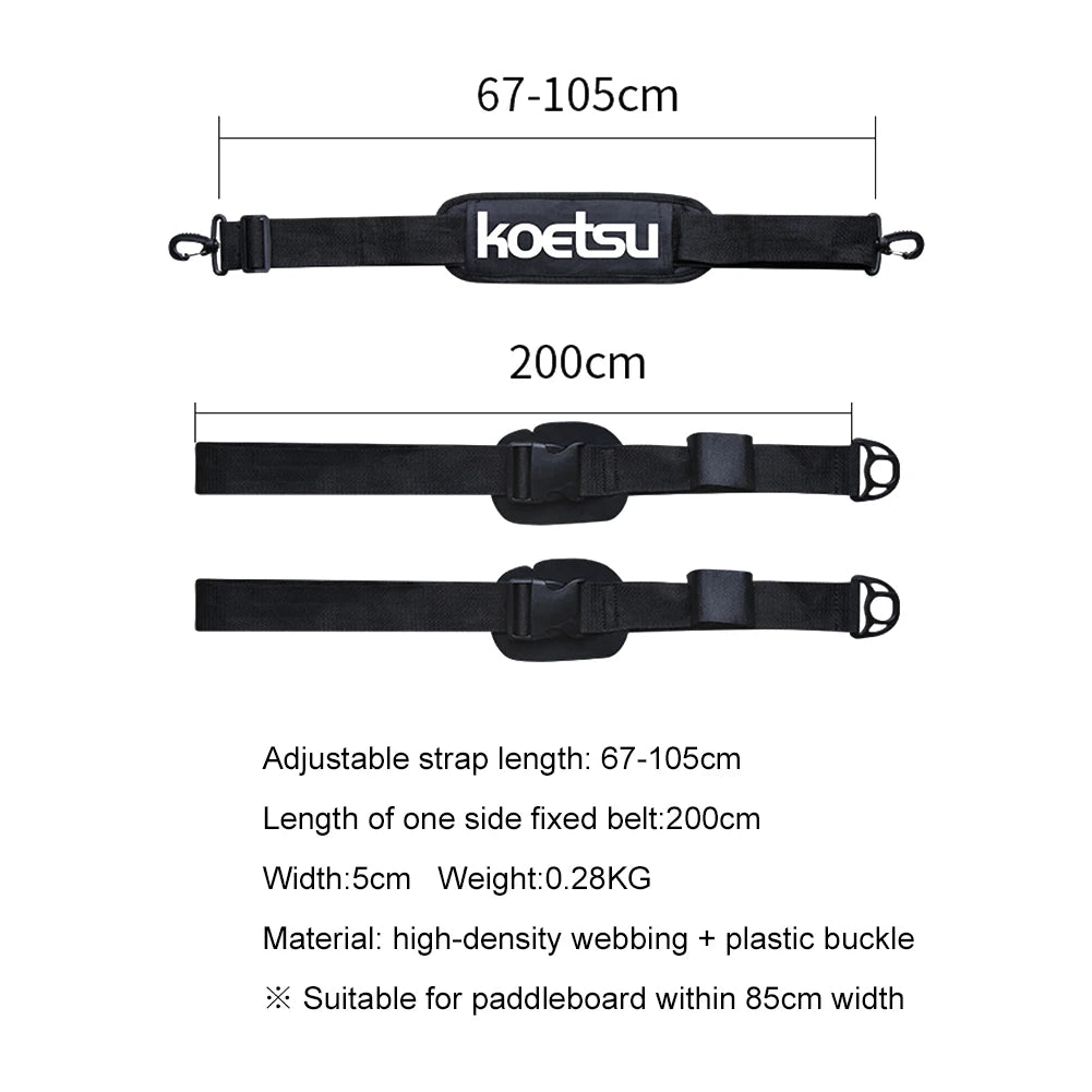 Adjustable Surfboard Shoulder Carry Strap For Paddleboards Longboards