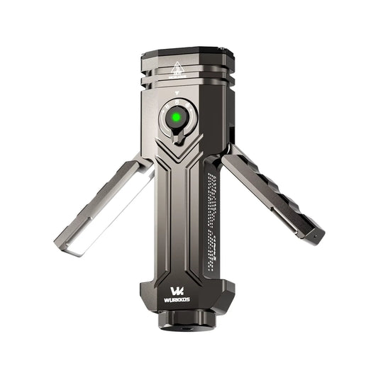 Wurkkos HD02 LED Camping Flashlight Rechargeable Portable Outdoor Searchlight