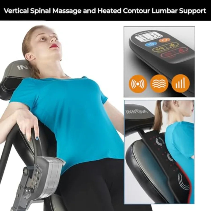 Stainless Steel Adjustable Inversion Table With Cushioned Rest