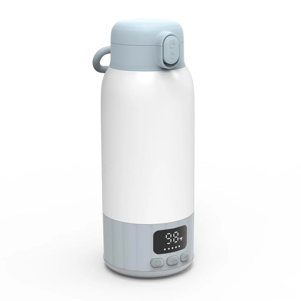 Portable Electric Heating Thermos Cup With Led Temperature Display