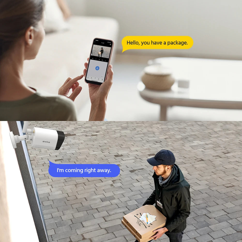 Annke WiFi Security System With AI Detection And Audio Recording
